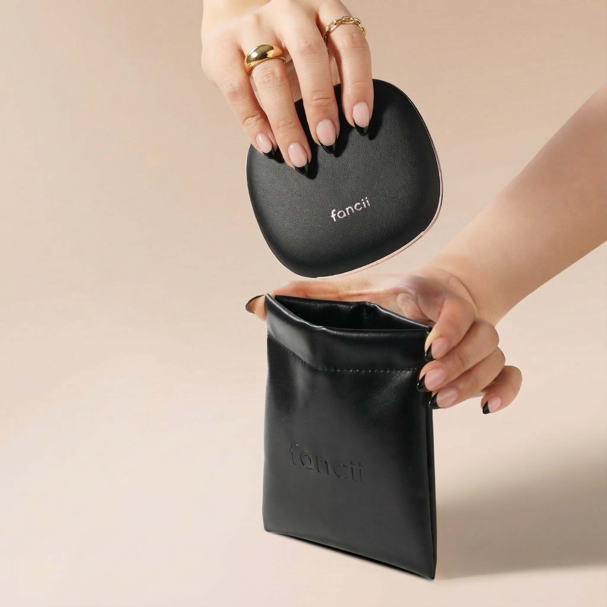Leather Pouch for Compact Mirror - Image 3