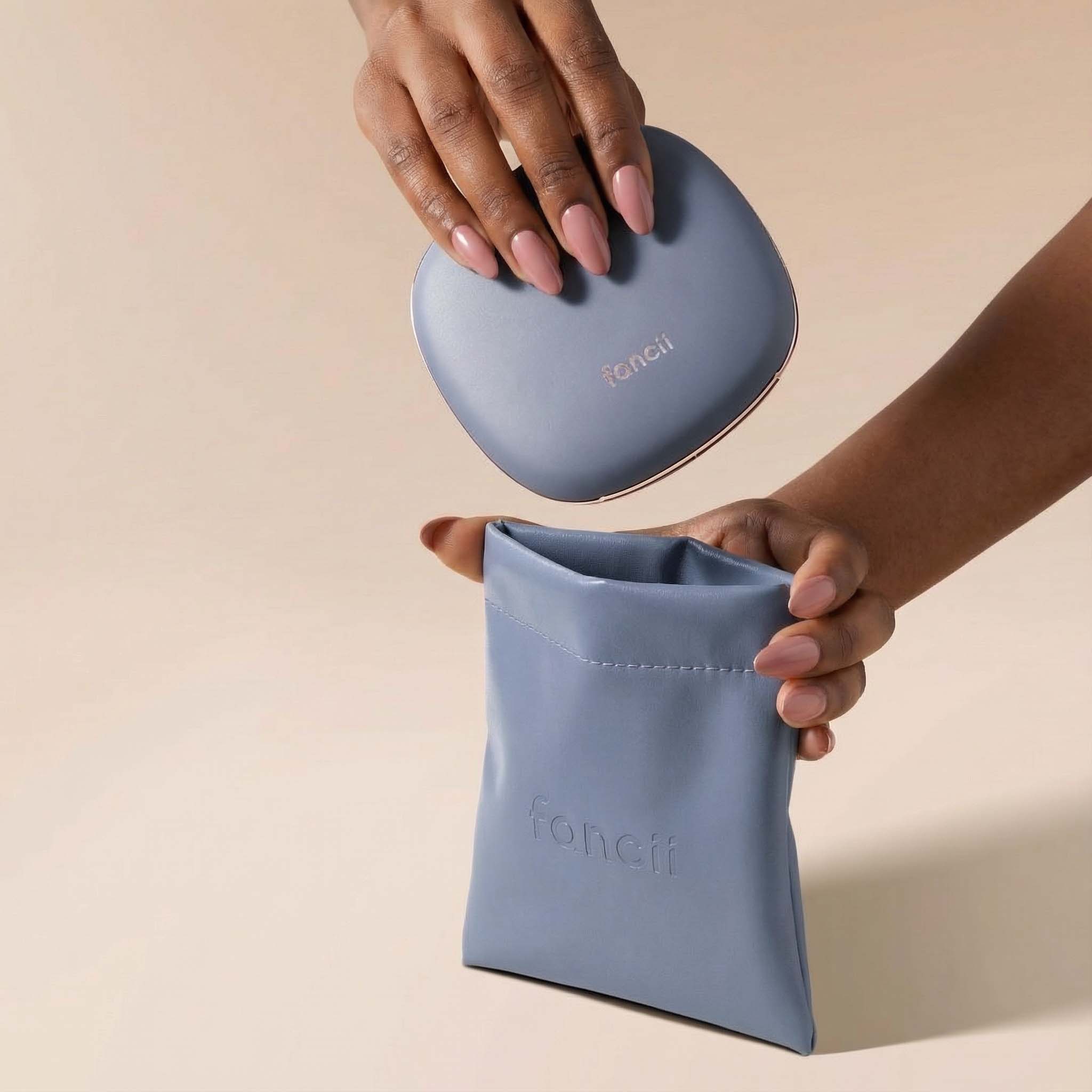 Leather Pouch for Compact Mirror - Image 2