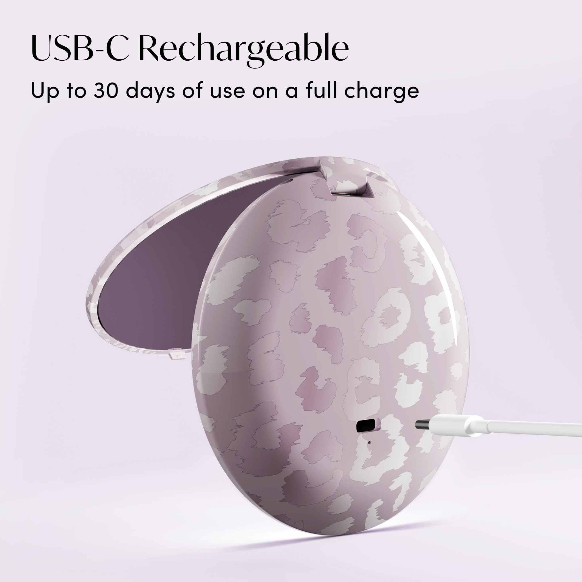 Mini Taylor LED Compact Mirror | Cosmic Leopard - Image 6